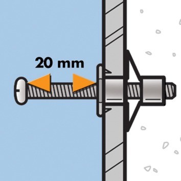 SUPRA-FIX 231 - Professionele montagetang voor universele metalen ankers # EM 023155. Paraplupluggen