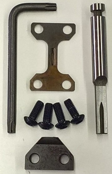 DRÄCO Stempel + Matrijs SET tbv profielset 160, incl slijtplaat + bouten, # 12160103