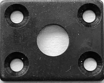 DRÄCO Veerplaat, # 12300. t.b.v. van alle DRÄCO metaalscharen en kunststofscharen