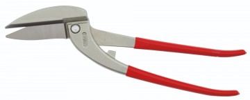 STUBAI Doorloopschaar, 350mm, PVC, Nirolook, # 269011NR