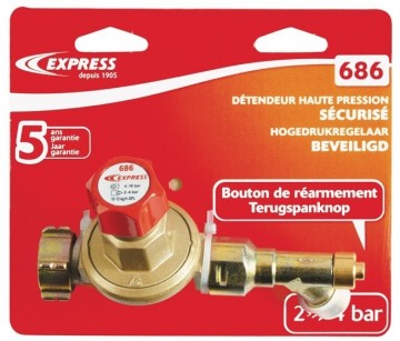 Express drukregelaar variabeL 2 tot 4 bar, 3/8