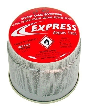 EXPRESS Prikblik Butaan 190 g/ type 200 butane tbv soldeerlampen 8700, 8800, 8900, # EX 8191