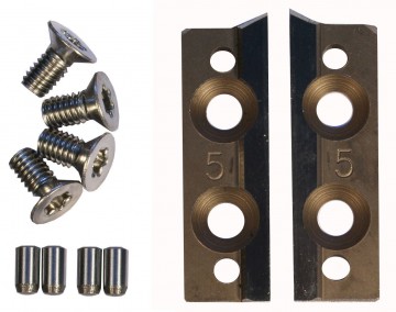 DRÄCO Stel zijmessen tbv 1013-5, set incl bouten en passtiften, # BG13574