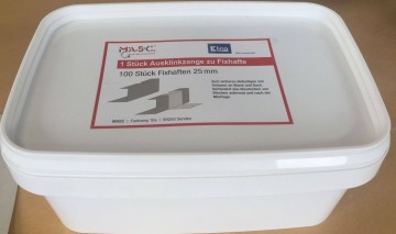 MASC Fixhaften Set, 100 vaste klangen incl uitklinktang