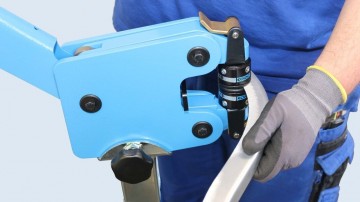 ECKOLD Handvormer type HF 100 CH met voet, # EC HF 100 CH