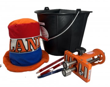 Oranje actie bender  flatkingemmer  hoed