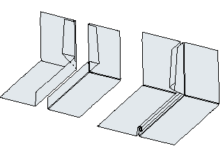 RAU Hoekafkanter klein PEK schets