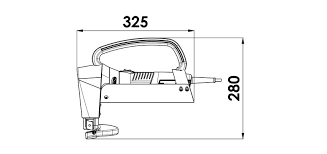 Plaatschaar Trutool S 450 afmetingen