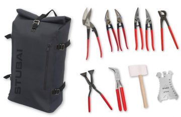 STUBAI Zinkwerker-set 11-delig incl Stubai messenger rugzak, # S283525